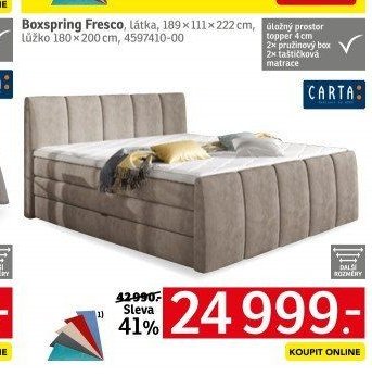 Boxspring Fresco - ASKO akcniletaky.com