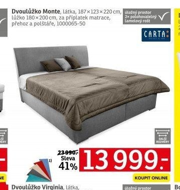 Dvoulůžko Monte - ASKO akcniletaky.com