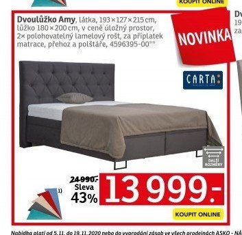 Dvoulůžko Amy - ASKO akcniletaky.com
