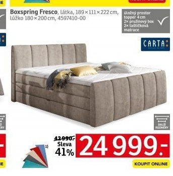 Boxspring Fresco - ASKO akcniletaky.com