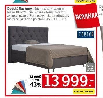 Dvoulůžko Amy - ASKO akcniletaky.com