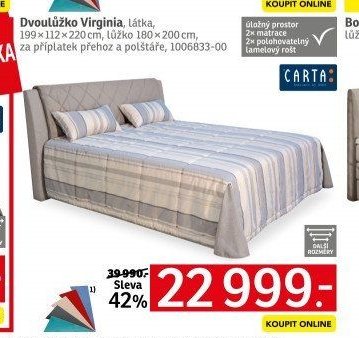 Dvoulůžko Virginia - ASKO akcniletaky.com
