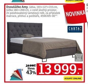 Dvoulůžko Amy - ASKO akcniletaky.com