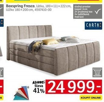 Boxspring Fresco - ASKO akcniletaky.com