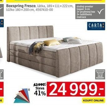 Boxspring Fresco - ASKO akcniletaky.com