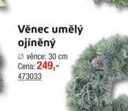Věnec umělý ojíněný - UNI HOBBY akcniletaky.com