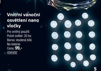 Vnitřní vánoční osvětlení nano vločky - UNI HOBBY akcniletaky.com
