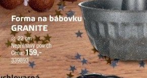 Forma na bábovku GRANITE - UNI HOBBY akcniletaky.com