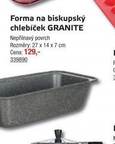 Forma na biskupský chlebíček GRANITE - UNI HOBBY akcniletaky.com