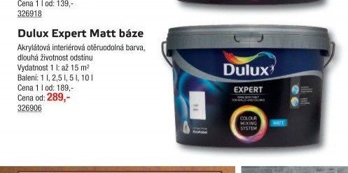 Dulux Expert Matt báze - UNI HOBBY akcniletaky.com