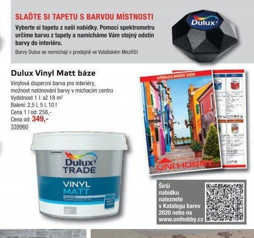 Dulux Vinyl Matt báze - UNI HOBBY akcniletaky.com
