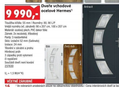 Dveře vchodové ocelové Hermes - UNI HOBBY akcniletaky.com