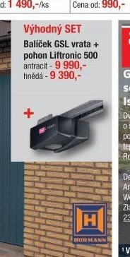Výhodný SET Balíček GSL vrata + pohon Liftronic 500 - UNI HOBBY akcniletaky.com