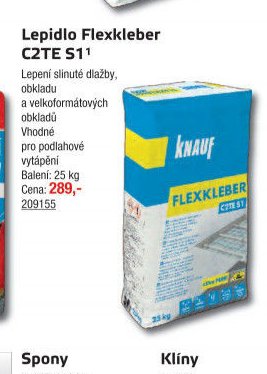 Lepidlo Flexkleber C2TE S1 - UNI HOBBY akcniletaky.com