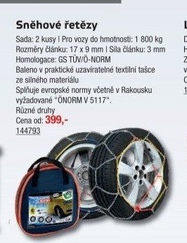 Sněhové řetězy - UNI HOBBY akcniletaky.com