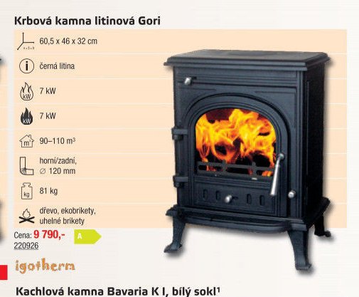 Krbová kamna litinová Gori - UNI HOBBY akcniletaky.com