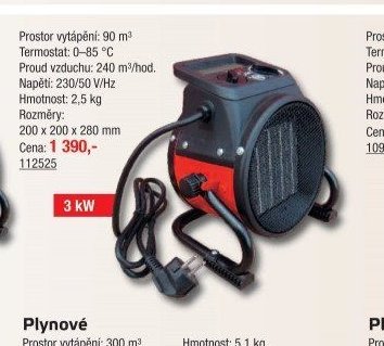Stavební topidlo 3 kW - UNI HOBBY akcniletaky.com