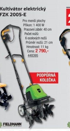 Kultivátor elektrický FZK 2005-E - UNI HOBBY akcniletaky.com