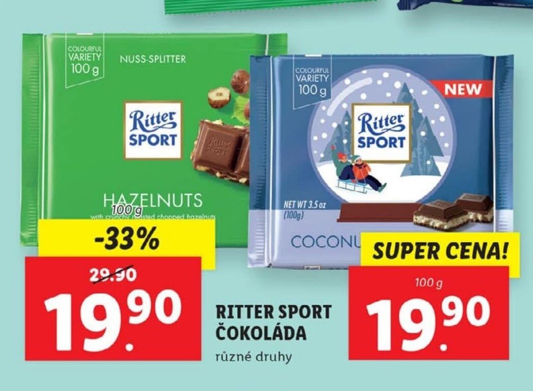Ritter Sport čokoláda