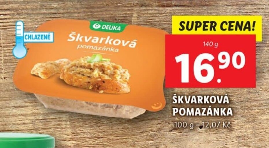 Škvarková pomazánka