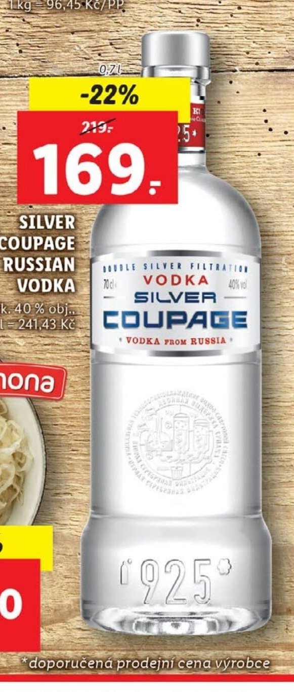 Silver Coupage Russian Vodka