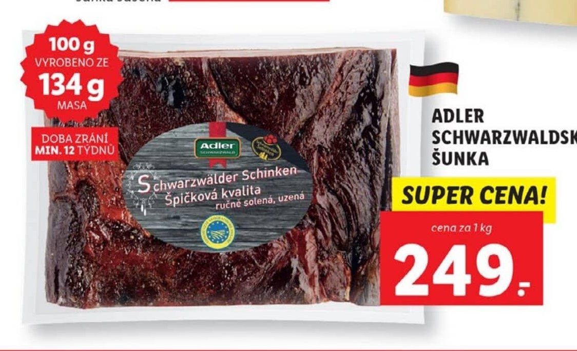 ADLER SCHWARZWALDSKÁ ŠUNKA