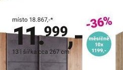 Skříň šířka cca 267 cm