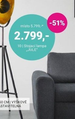 Stojací lampa JULE