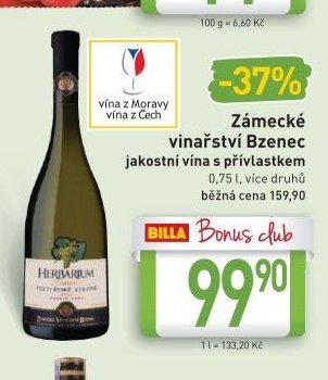 Zámecké vinařství Bzenec jakostní vína s přívlastkem