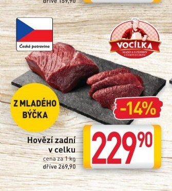 Hovězí zadní v celku