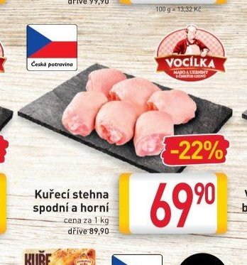 Kuřecí stehna spodní a horní