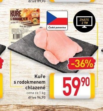 Kuře s rodokmenem chlazené