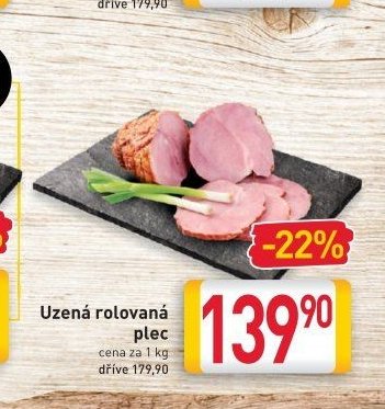 Uzená rolovaná plec