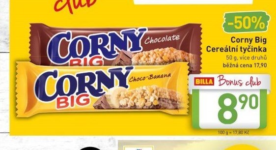 Corny Big Cereální tyčinka