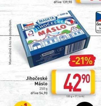 Jihočeské Máslo