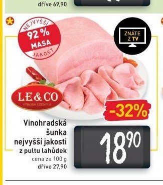 Vinohradská šunka nejvyšší jakosti