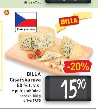 BILLA Císařská niva