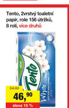 Toaletní papír 2vrstvý Tento