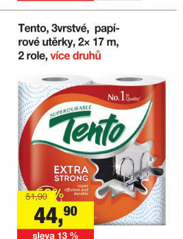 Utěrky kuchyňské 3vrstvé Tento