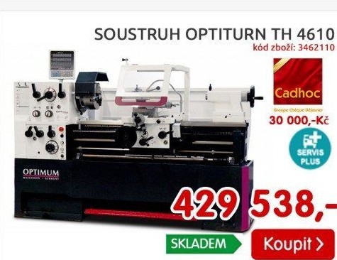 Soustruh Optimum Optiturn TH4610