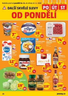 akční leták Penny Market 12.11.2020-18.11.2020