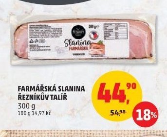 Farmářská slanina Řezníkův talíř