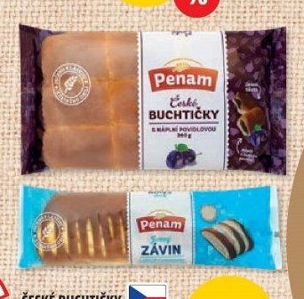 České buchtičky Penam
