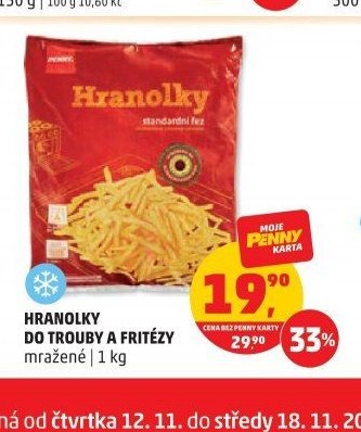 Hranolky do trouby a fritézy