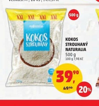 Kokos strouhaný Naturalia 500 g