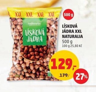 LÍSKOVÁ JÁDRA XXL NATURALIA