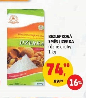 BEZLEPKOVÁ SMĚS JIZERKA