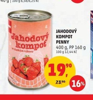 JAHODOVÝ KOMPOT PENNY