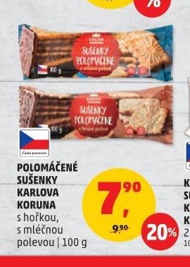 POLOMÁČENÉ SUŠENKY KARLOVA KORUNA
