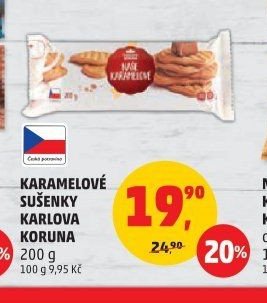 KARAMELOVÉ SUŠENKY KARLOVA KORUNA
